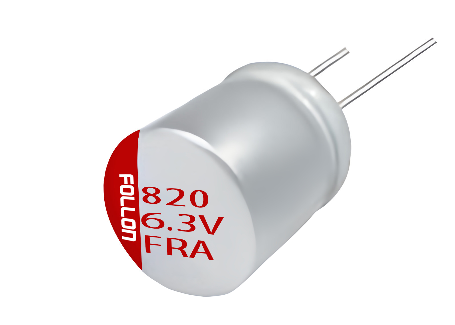 EFRA6R3BK821M0609 富隆直插固态电解电容 6.3V 820uF ±20% 6.3*9 2000H