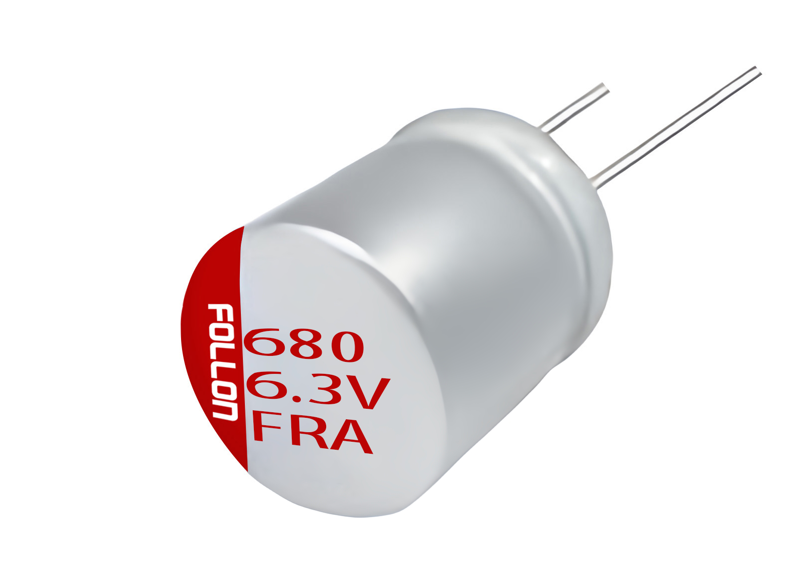 EFRA6R3BK681M0608 富隆直插固态电解电容 6.3V 680uF ±20% 6.3*8 2000H